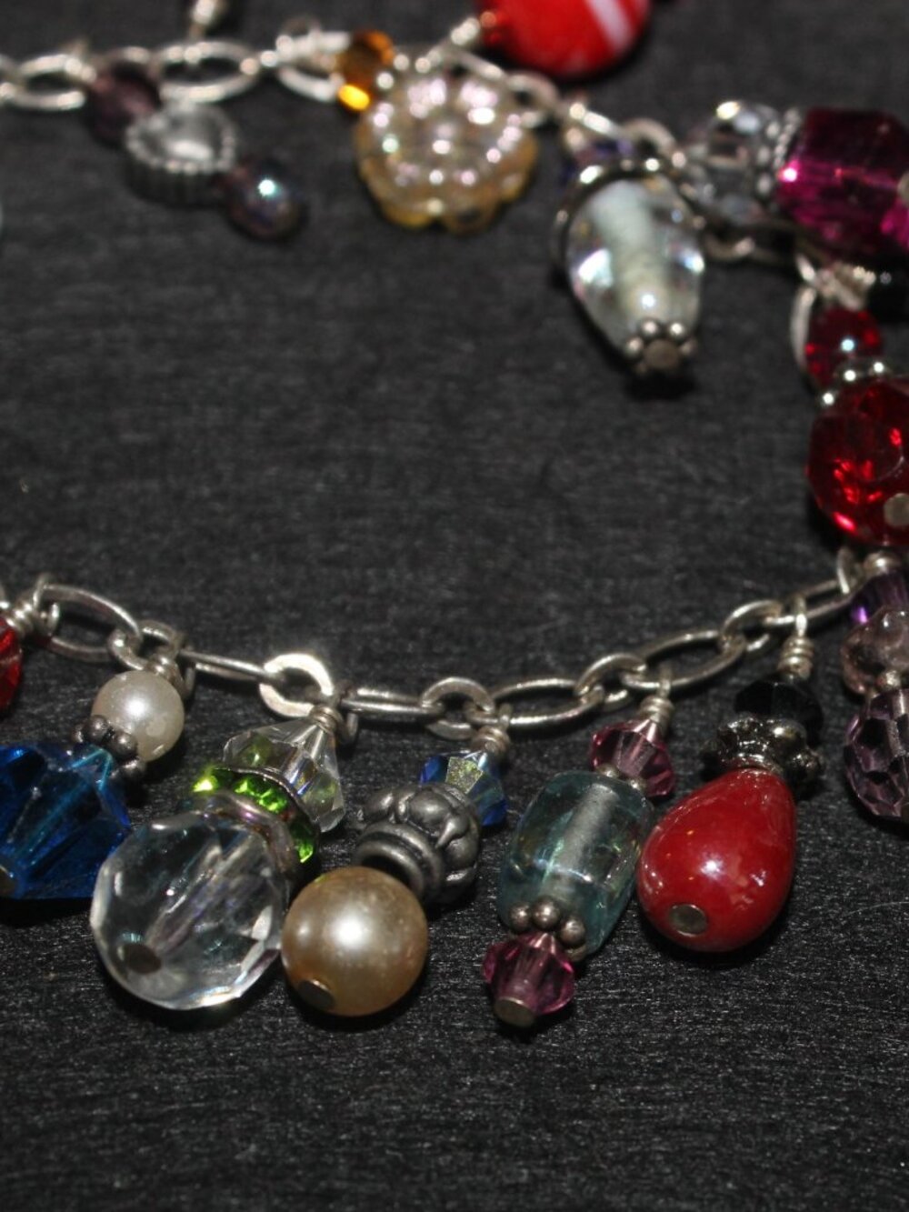 925 Sterling 5 Bracelets (Cha Cha) 1 Necklace 1 Good Luck 106 Grams Lot - Picture 6 of 12